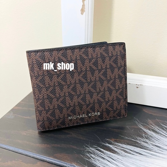 Michael Kors Cooper Billfold Men’s Wallet with Coin Pocket - Picture 3 of 16